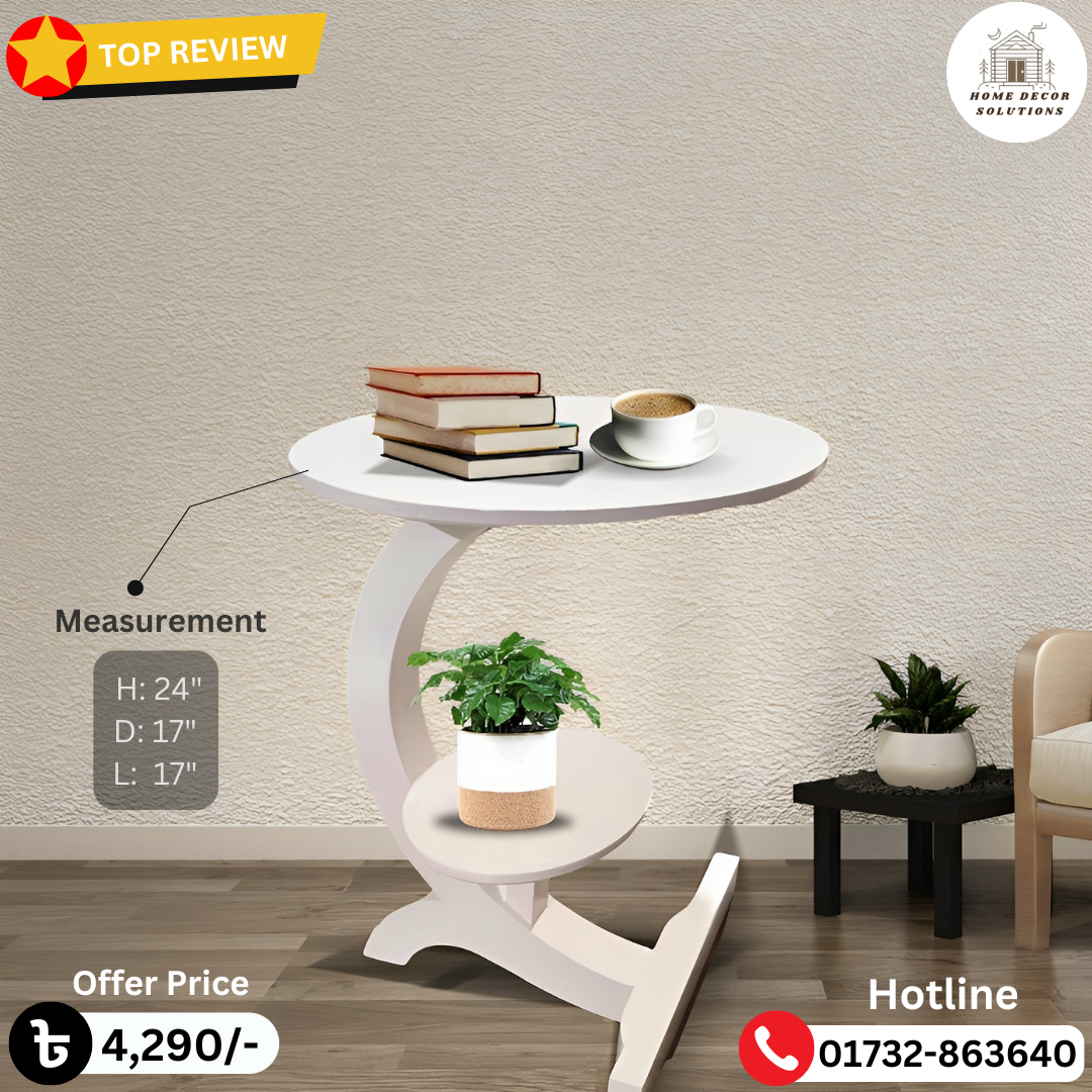 Bedside Coffee Table | Wooden Side Table For Home & Office