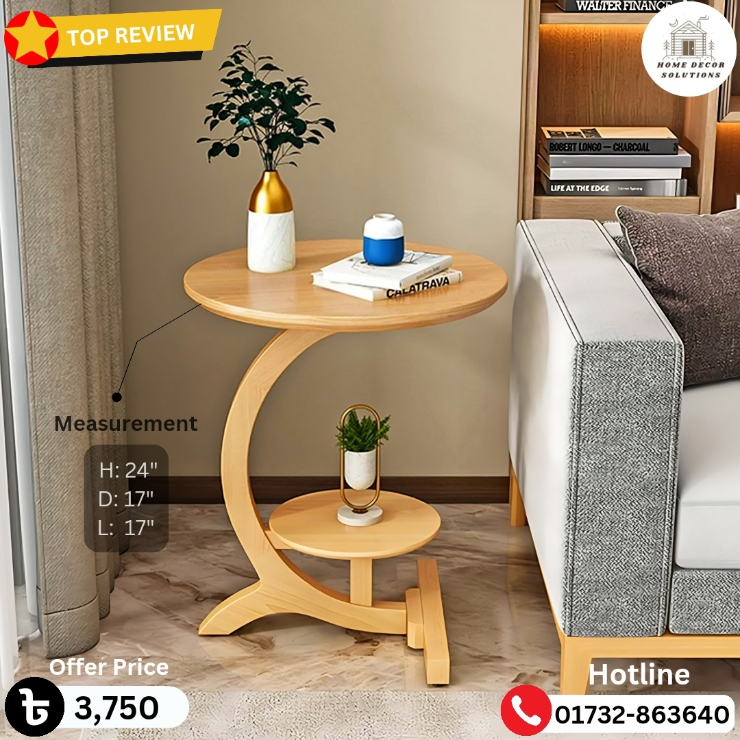 Bedside Coffee Table | Wooden Side Table For Home & Office