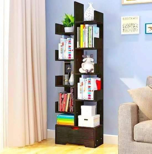 L shape bookshelf