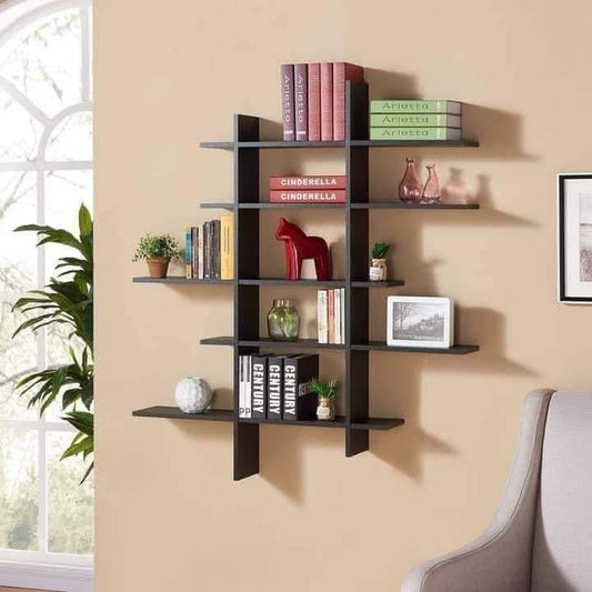 Wooden Wall Shelf for Home Decor Items, Living Room and Bedroom