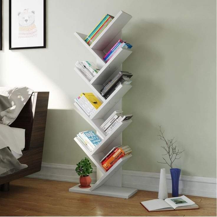 9 Tier Tree Book Shelf
