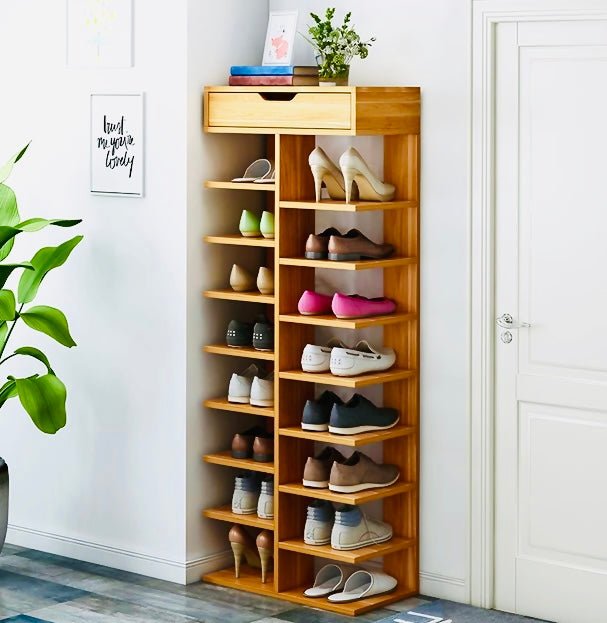 Double Row Shoe Rack