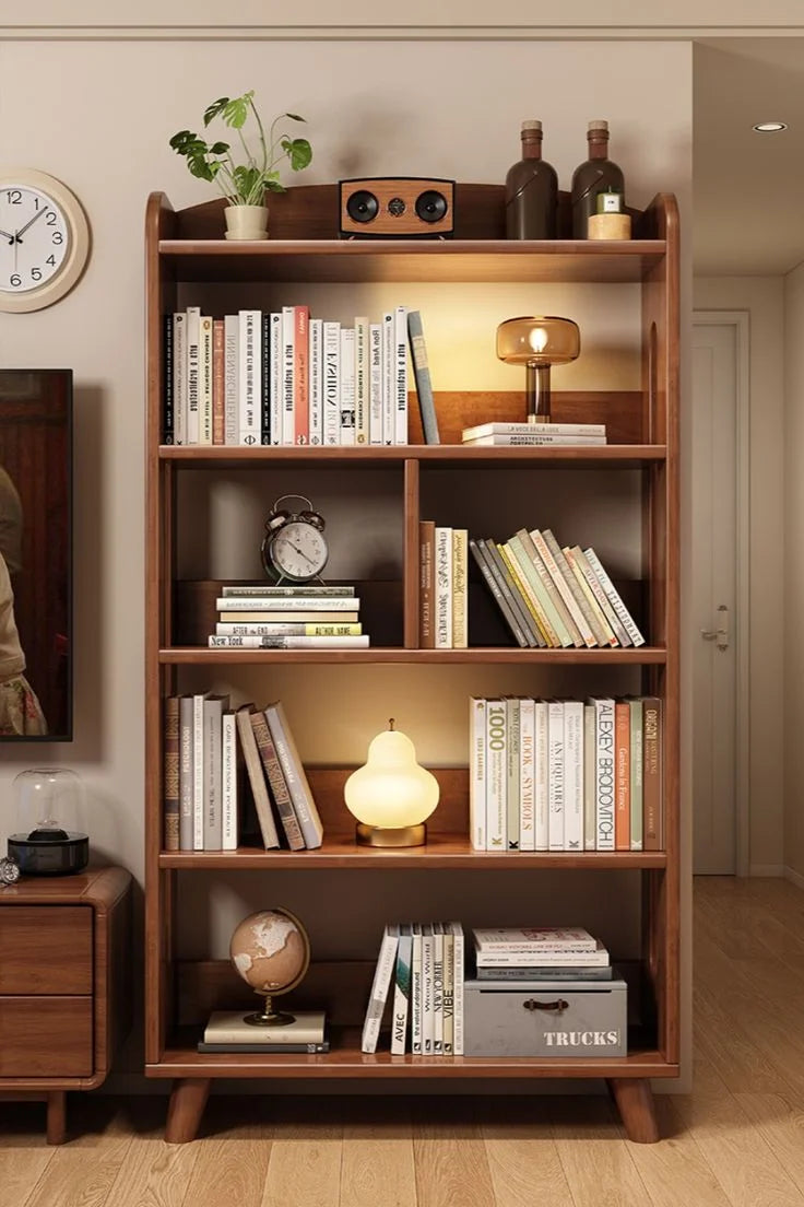Multipurpose Wooden Storage Organizer Shelf for Living Room & Bedroom