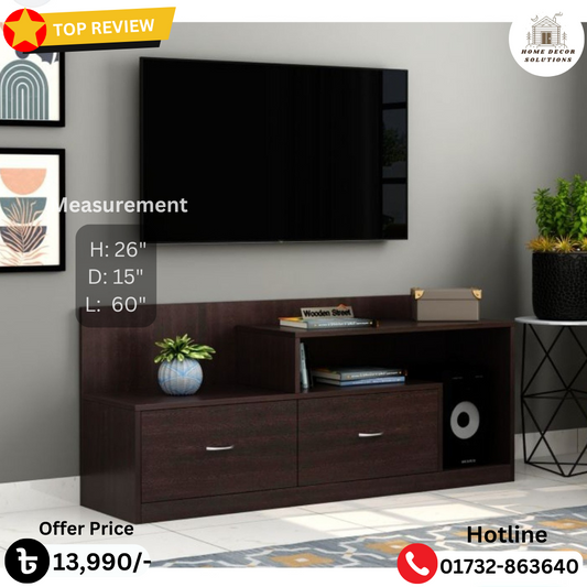 Elegant TV Cabinet | Wooden Media Console