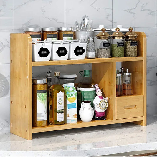 Wooden Kitchen Rack