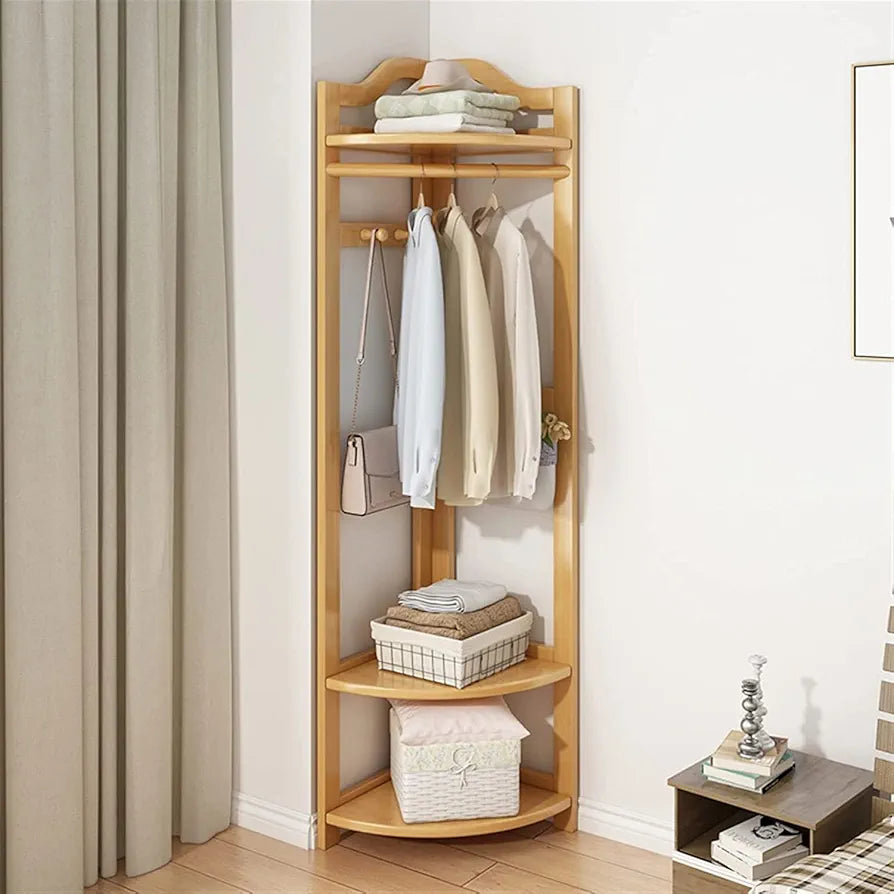 Wooden Corner Shelf