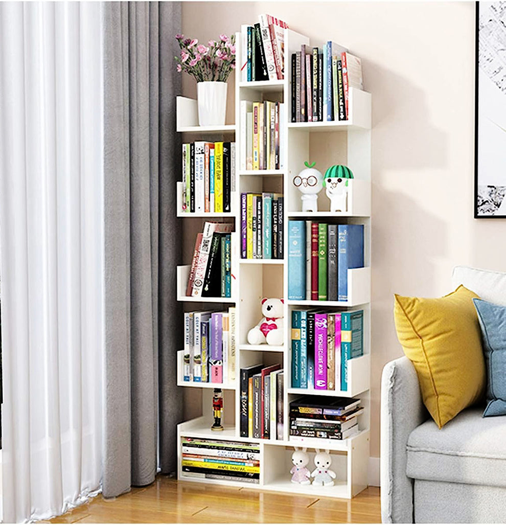 L-Shape Large Bookshelf For Office & Home – Home Decor Solutions