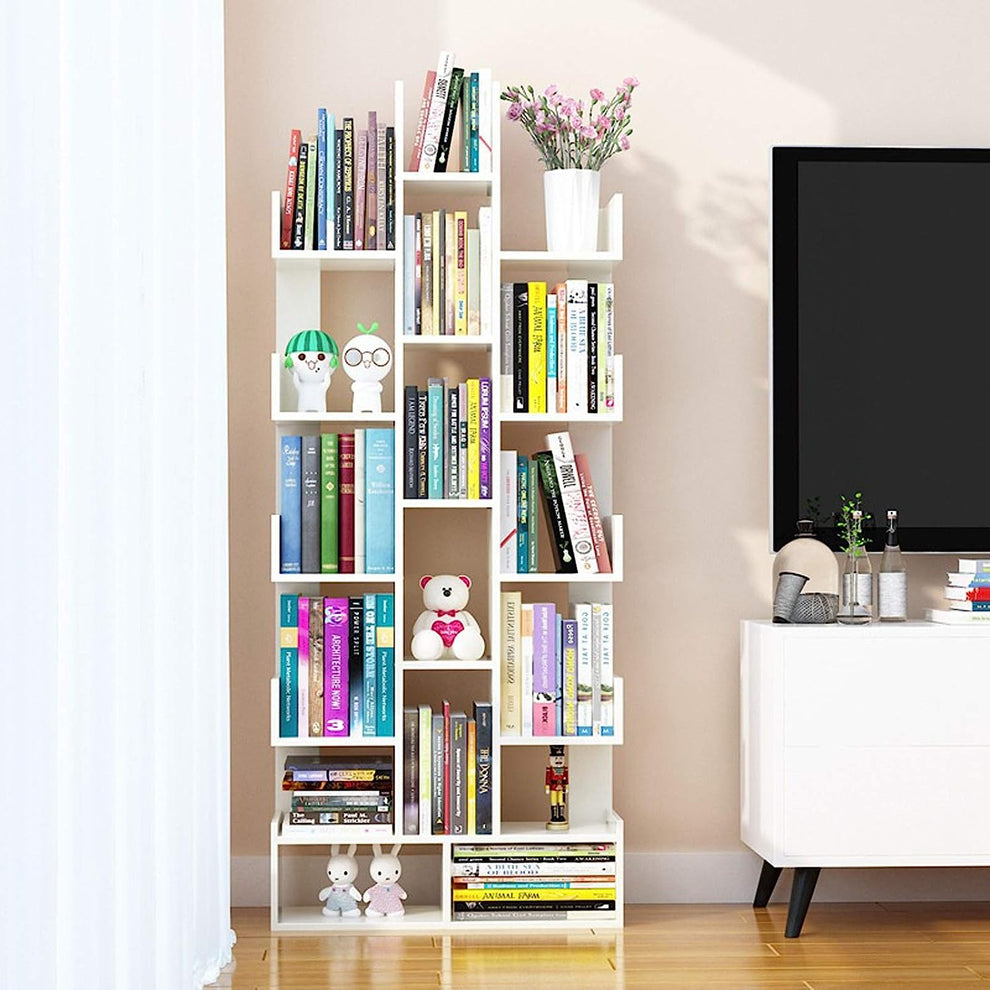 L-Shape Large Bookshelf For Office & Home