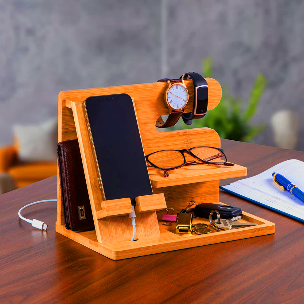 Wooden Phone Docking Station / Key Holder / Wallet Stand / Watch Organizer
Wooden Phone Docking Station / Key Holder / Wallet Stand / Watch Organizer
Wooden Phone Docking Station / Key Holder / Wallet Stand / Watch Organizer
Wooden Phone Docking Station /