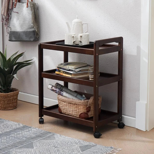 Modern Wooden Tea Trolly