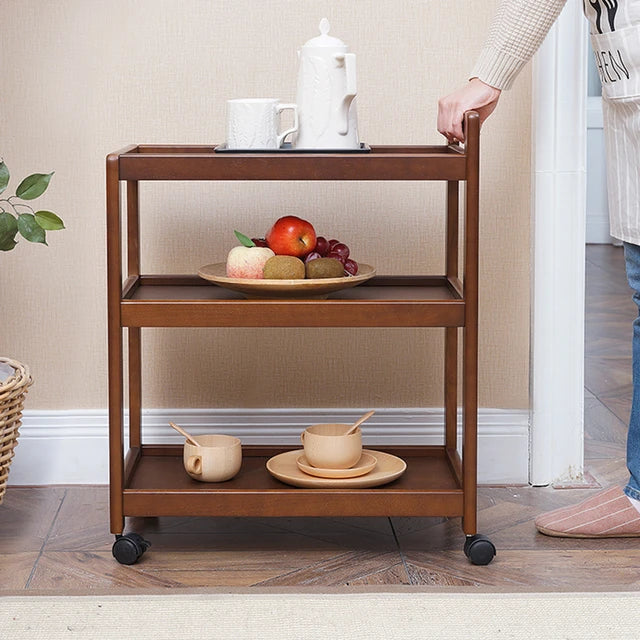 Modern Wooden Tea Trolly