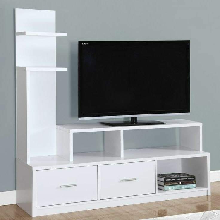 Minimalist TV Unit with Cabinet | Wooden TV Console | TV Stand with Cabinet