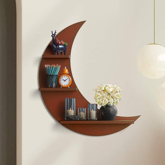 Moon Shape-Wall Shelf