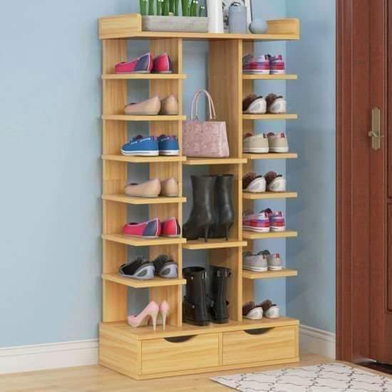 Unique Wooden Shoe Rack – Home Decor Solutions