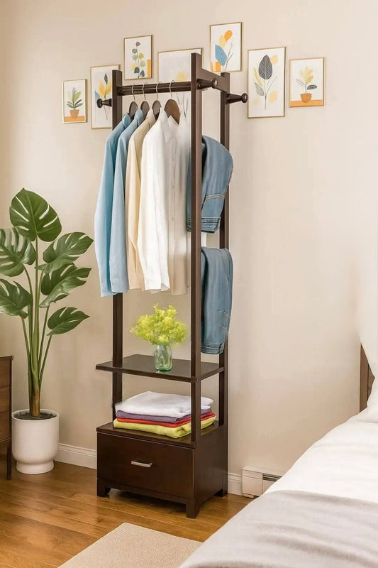Wooden Stylish Cloth Stand