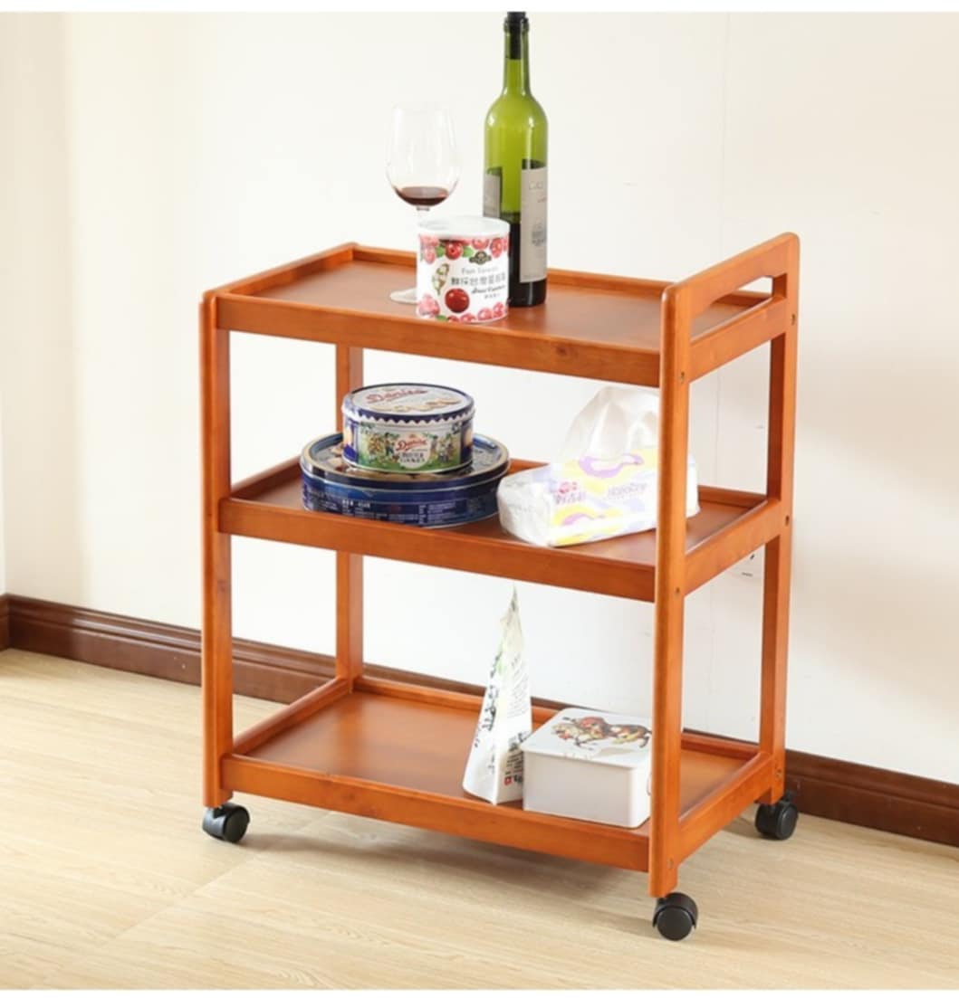 Modern Wooden Tea Trolly