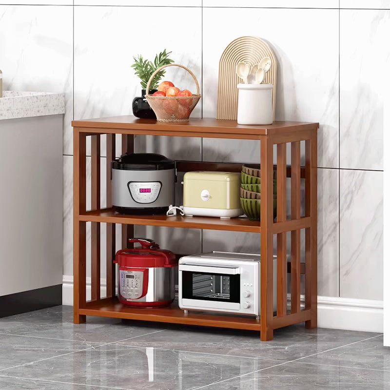 Smart Wooden Kitchen Organizer Stand