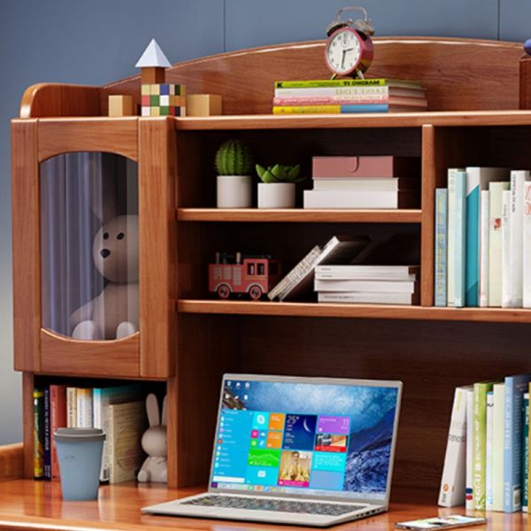 Solid Wood Executive Study Desk with Chair Set