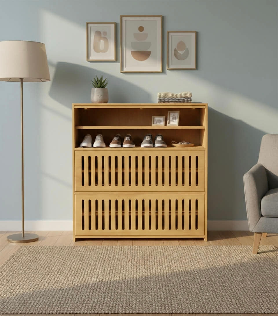 Exclusive Wooden Shoe Cabinet