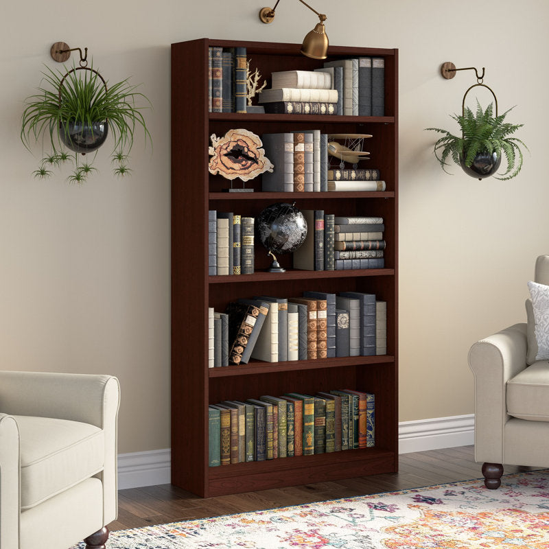 Modern 5- Tier  Wooden Bookshelves