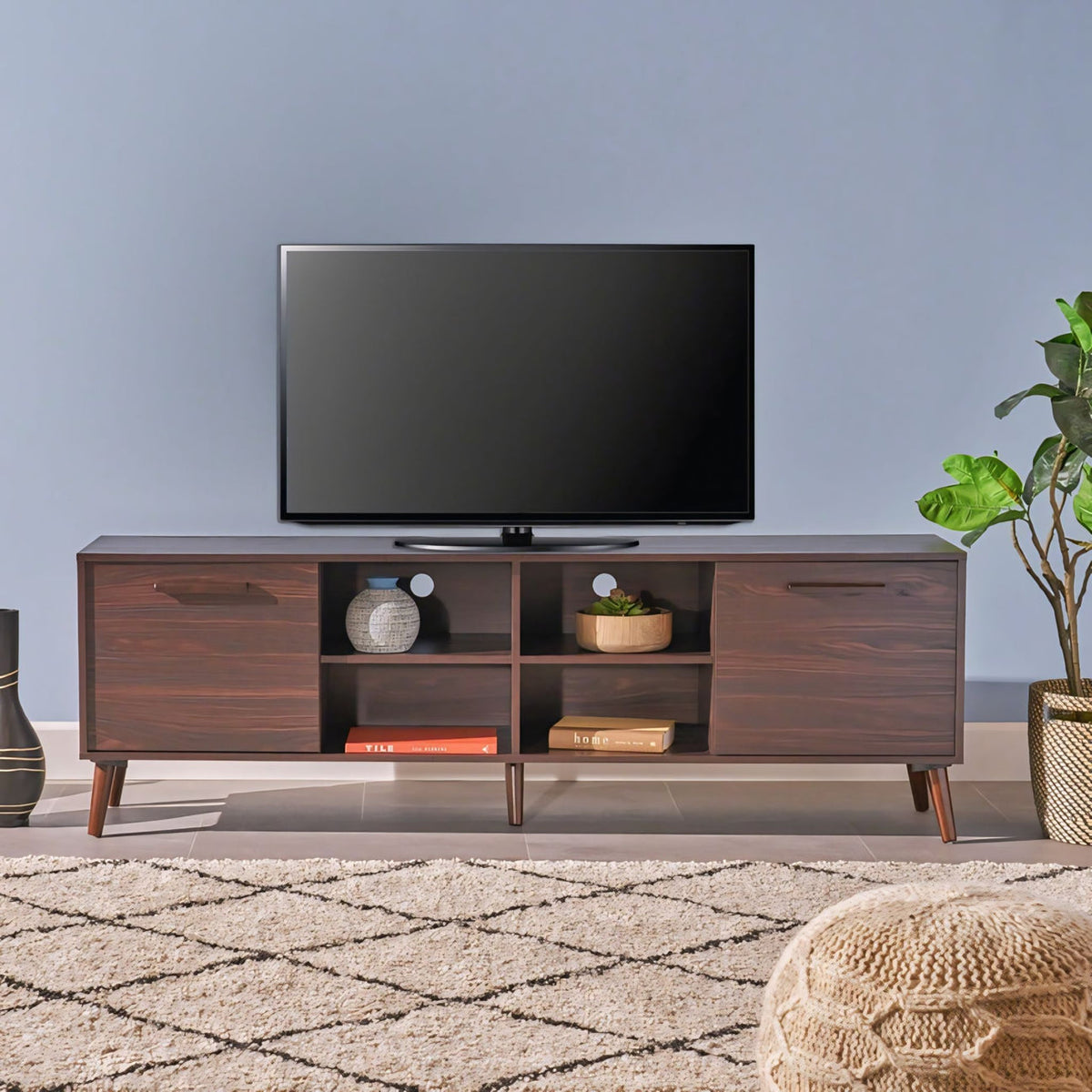 Elegant Living Room Wooden TV Cabinet