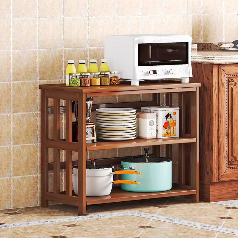 Smart Wooden Kitchen Organizer Stand